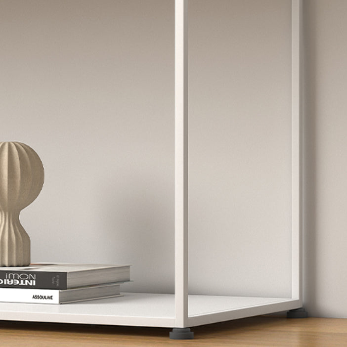 Etagere Open Back Bookcase Metal Contemporary Bookshelf with Shelves