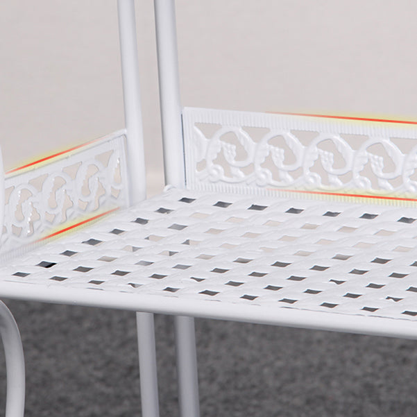 Metal Standard Bookcase Contemporary Open Back Bookshelf with Shelves