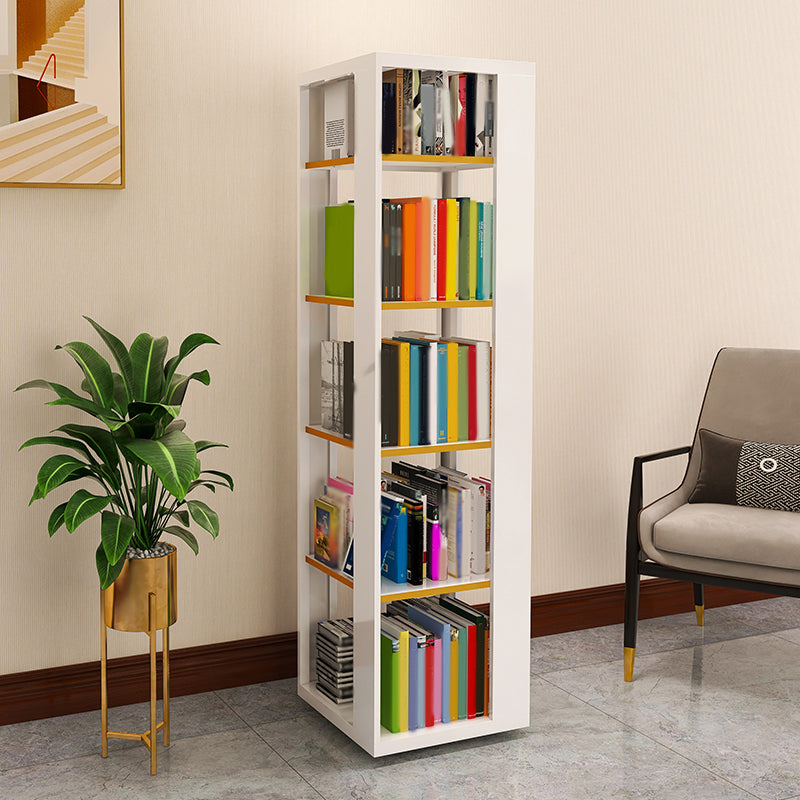 Glam Plastic Bookshelf Standard Closed Back Bookcase with Shelves