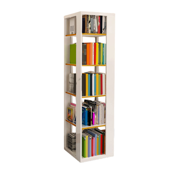 Glam Plastic Bookshelf Standard Closed Back Bookcase with Shelves