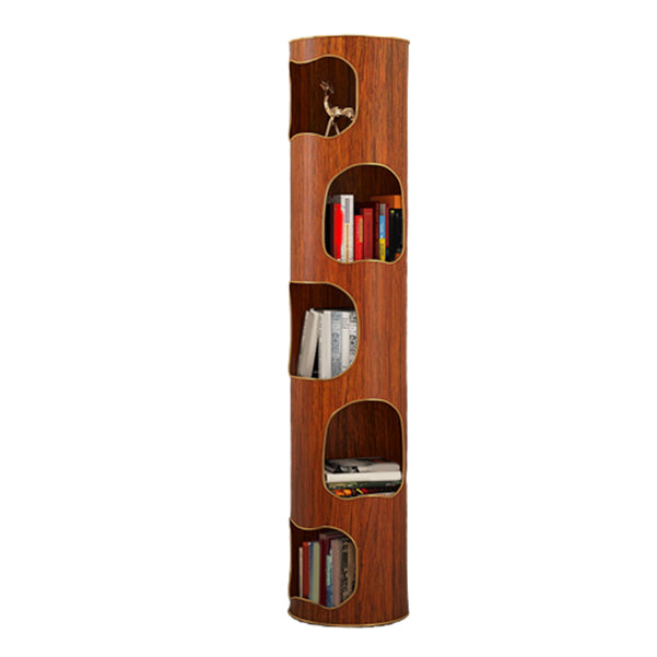 Glam Plastic Bookshelf Standard Closed Back Bookcase with Shelves