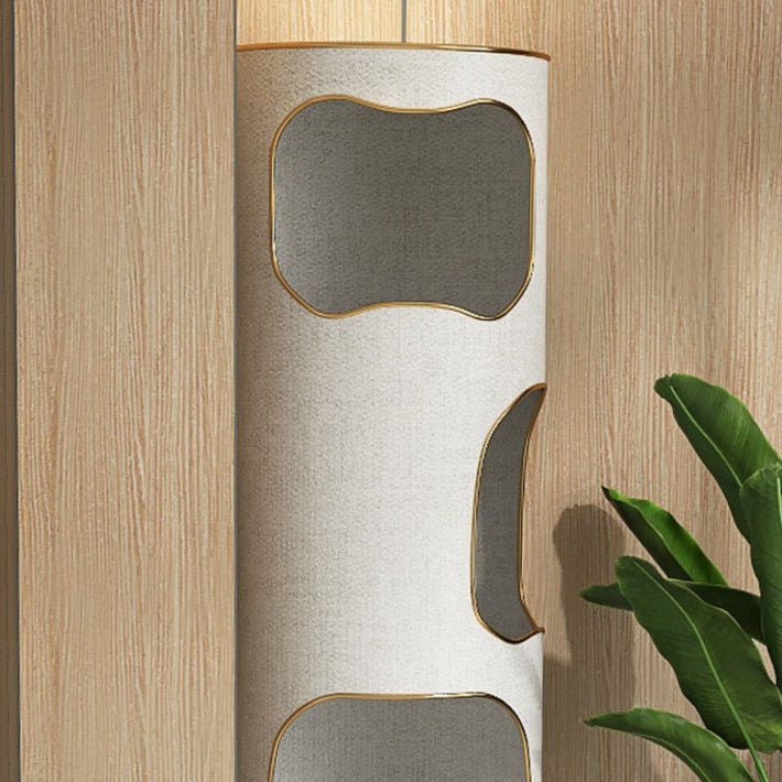 Glam Plastic Bookshelf Standard Closed Back Bookcase with Shelves