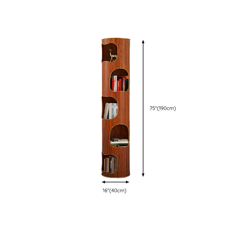 Glam Plastic Bookshelf Standard Closed Back Bookcase with Shelves