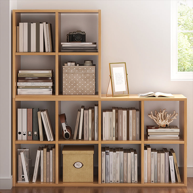 Modern Standard  Bookcase Engineered Wood Open Back Bookshelf