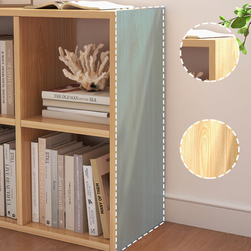 Modern Standard  Bookcase Engineered Wood Open Back Bookshelf