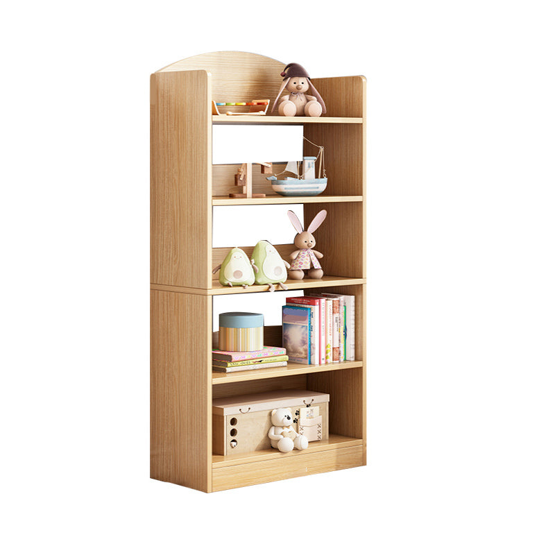 Contemporary Wood Chest Rectangle with Doors Side Cabinet with Shelves