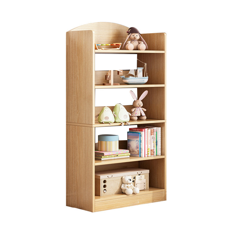 Contemporary Wood Chest Rectangle with Doors Side Cabinet with Shelves