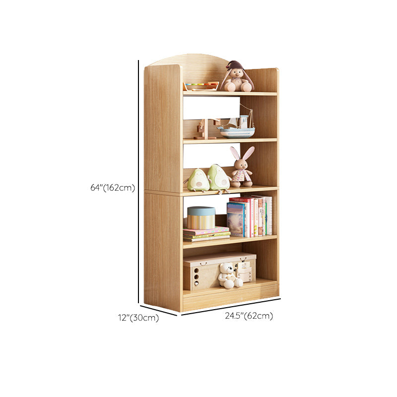 Contemporary Wood Chest Rectangle with Doors Side Cabinet with Shelves