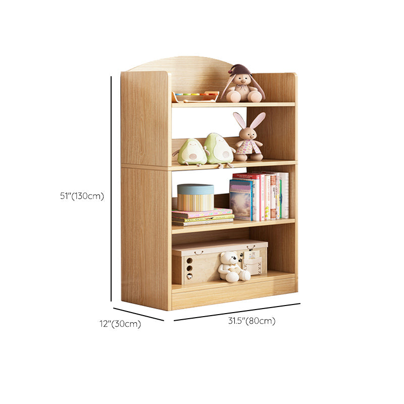 Contemporary Wood Chest Rectangle with Doors Side Cabinet with Shelves