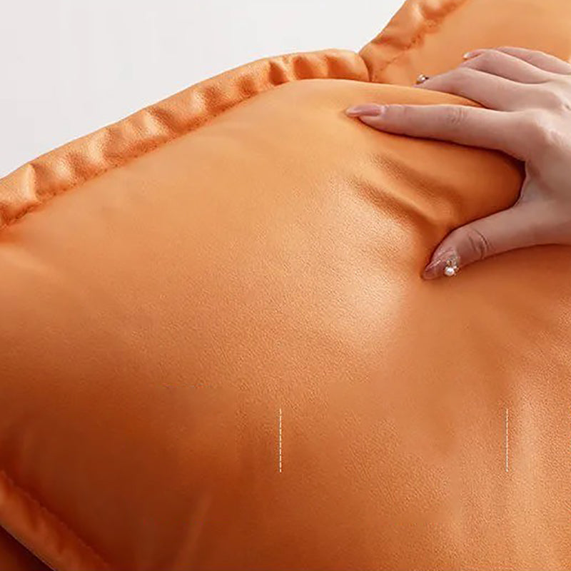 Classic Rocker Chair Pure Color Indoor Velvet Rocking Chair with Dark legs