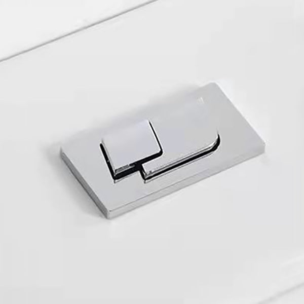Glossy White Ceramic Toilet Bowl Modern Indoor All-In-One Toilet