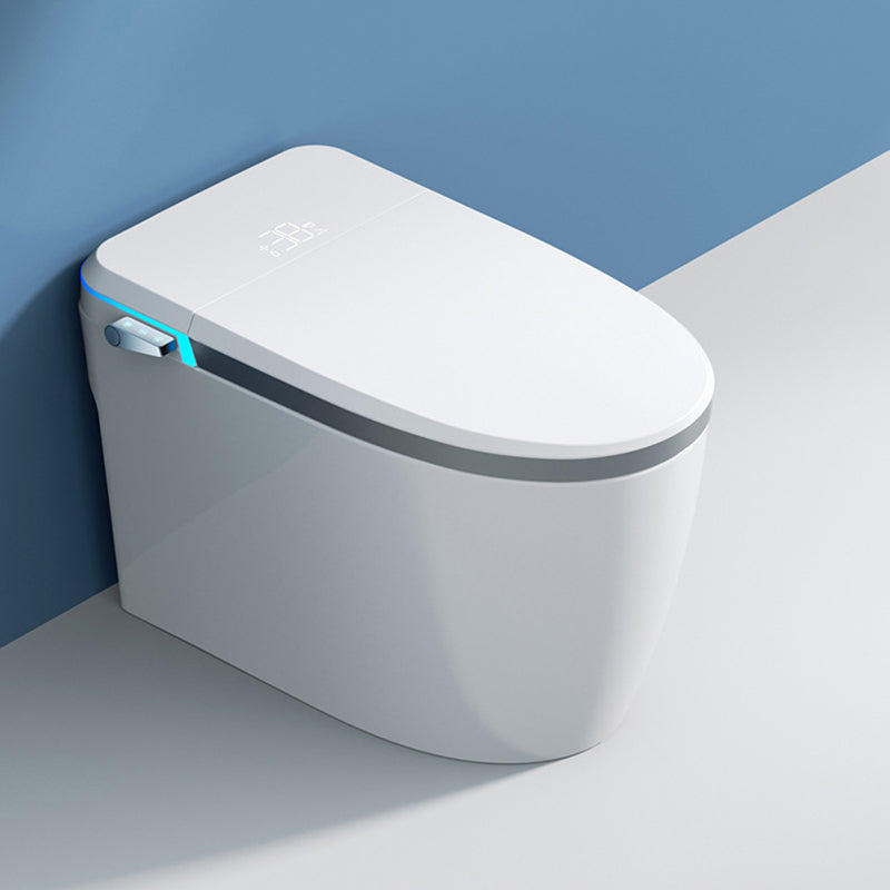 Contemporary Siphon Jet Toilet Bowl All-In-One Toilet with Vitreous China