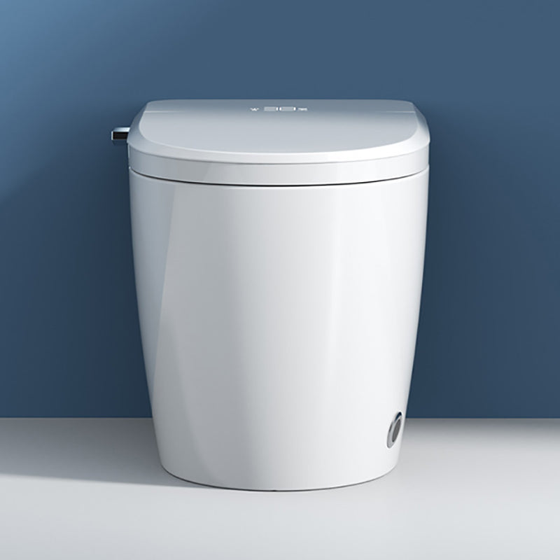 Contemporary Siphon Jet Toilet Bowl All-In-One Toilet with Vitreous China