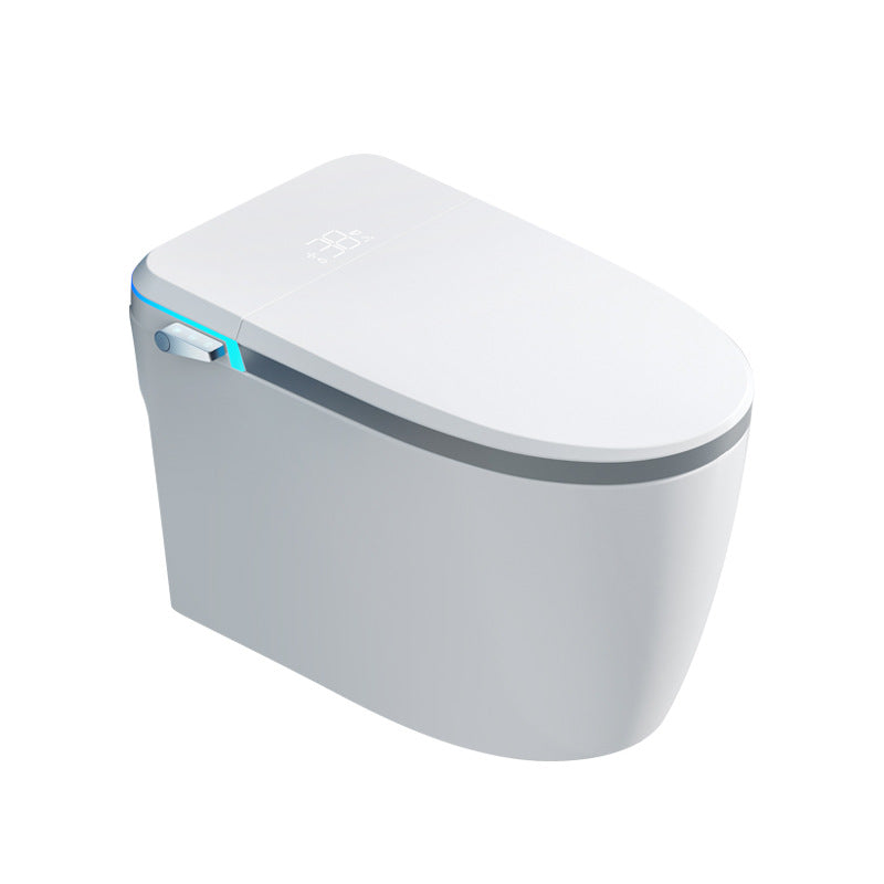 Contemporary Siphon Jet Toilet Bowl All-In-One Toilet with Vitreous China