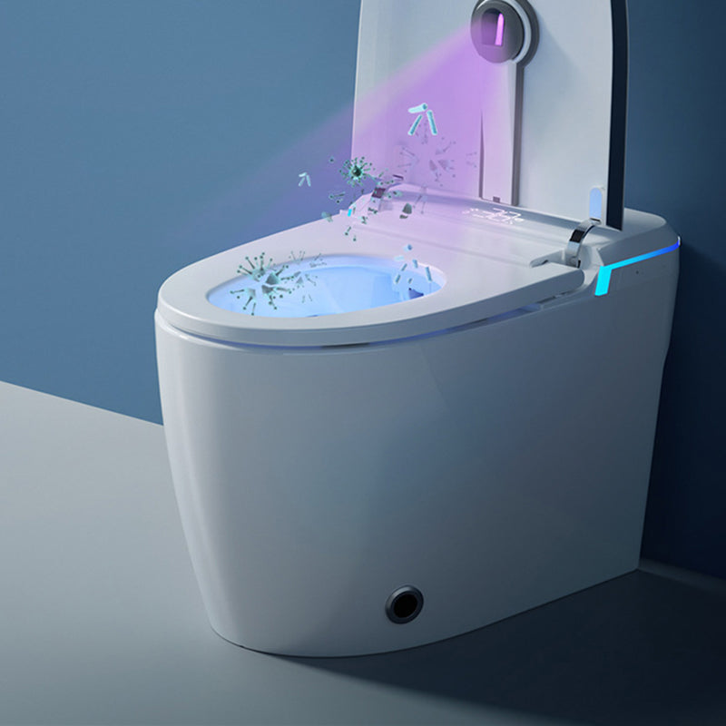 Contemporary Siphon Jet Toilet Bowl All-In-One Toilet with Vitreous China