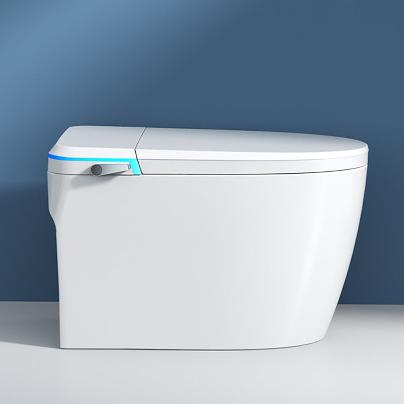 Contemporary Siphon Jet Toilet Bowl All-In-One Toilet with Vitreous China