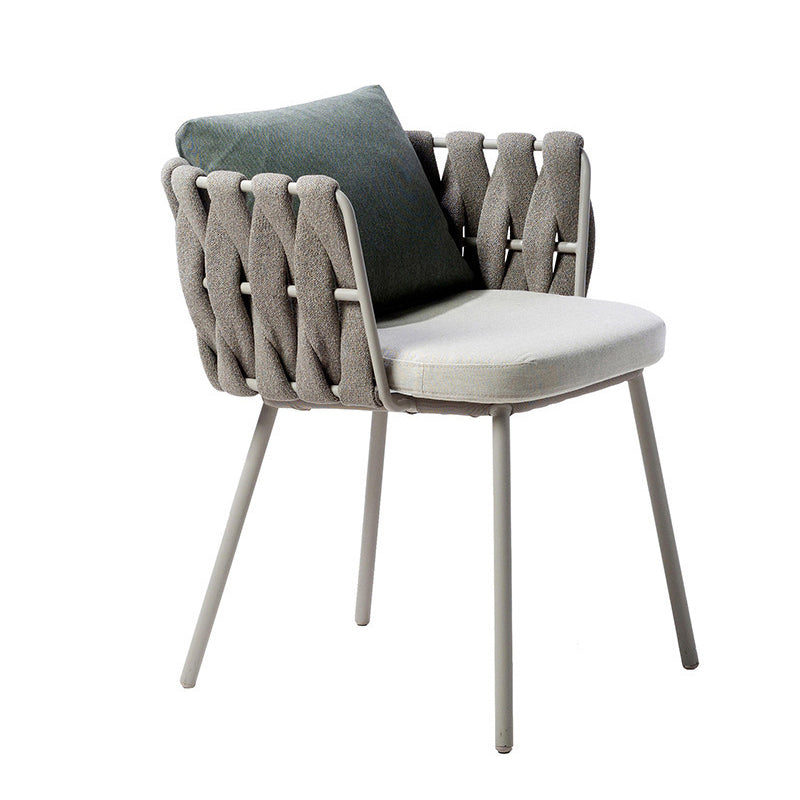 Modern Style 1/3/7 Pieces Metal Dining Set Stone Table Set for Outdoor