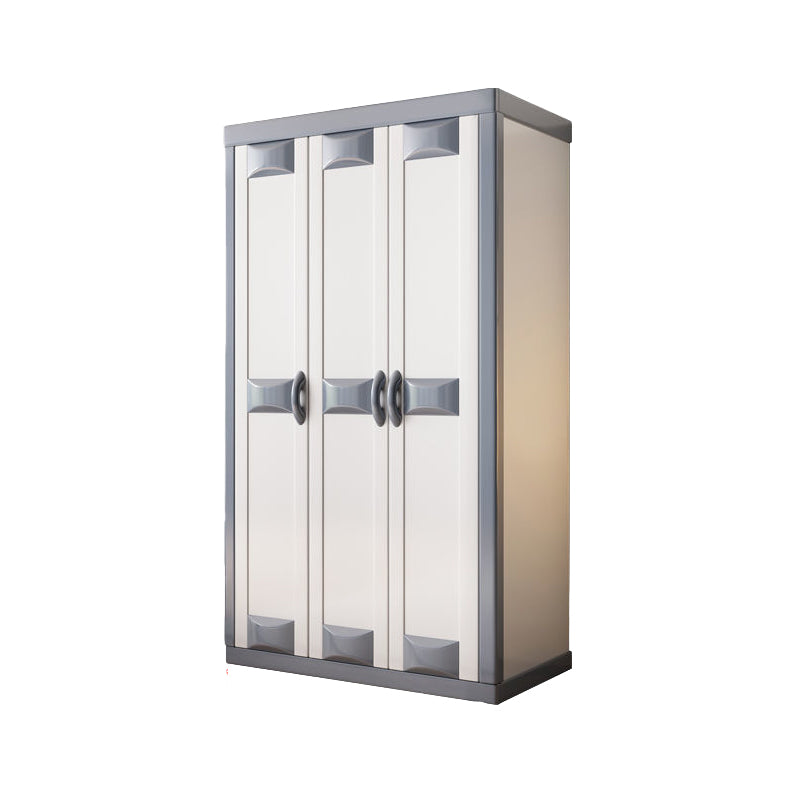 Rubberwood Wardrobe Closet Contemporary Hinged Wardrobe Cabinet