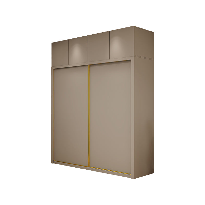 Contemporary Wardrobe Armoire Engineered Wood Wardrobe Cabinet