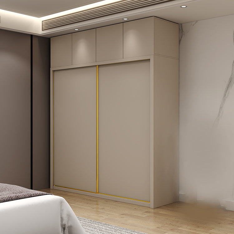 Contemporary Wardrobe Armoire Engineered Wood Wardrobe Cabinet