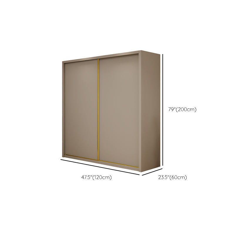 Contemporary Wardrobe Armoire Engineered Wood Wardrobe Cabinet