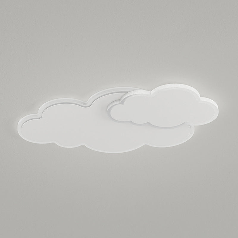 LED Ceiling Light Contemporary White Flush Mount Lighting for Foyer