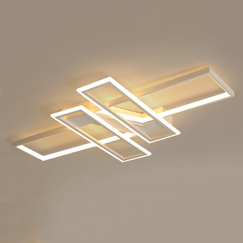 Metal Semi Flush Mount Geometriclight Contemporary Semi Flush
