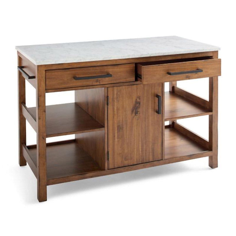 Modern Kitchen Island Table with Storage Cabinet Home Dining Kitchen Island