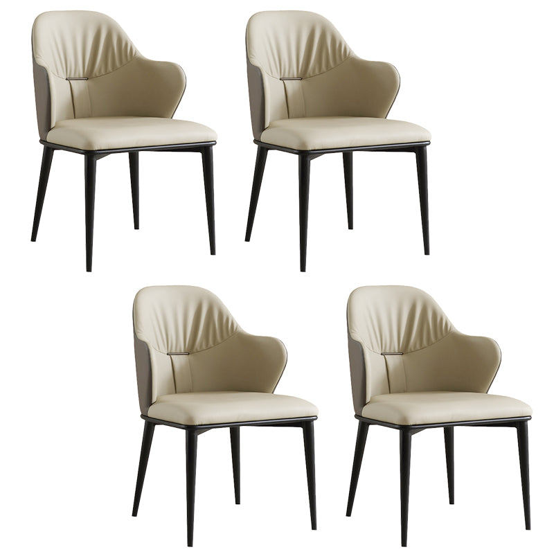 Industrial Arm Chair Metal Wingback Dining Room Chair for Dining Room