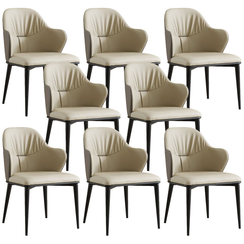 Industrial Arm Chair Metal Wingback Dining Room Chair for Dining Room