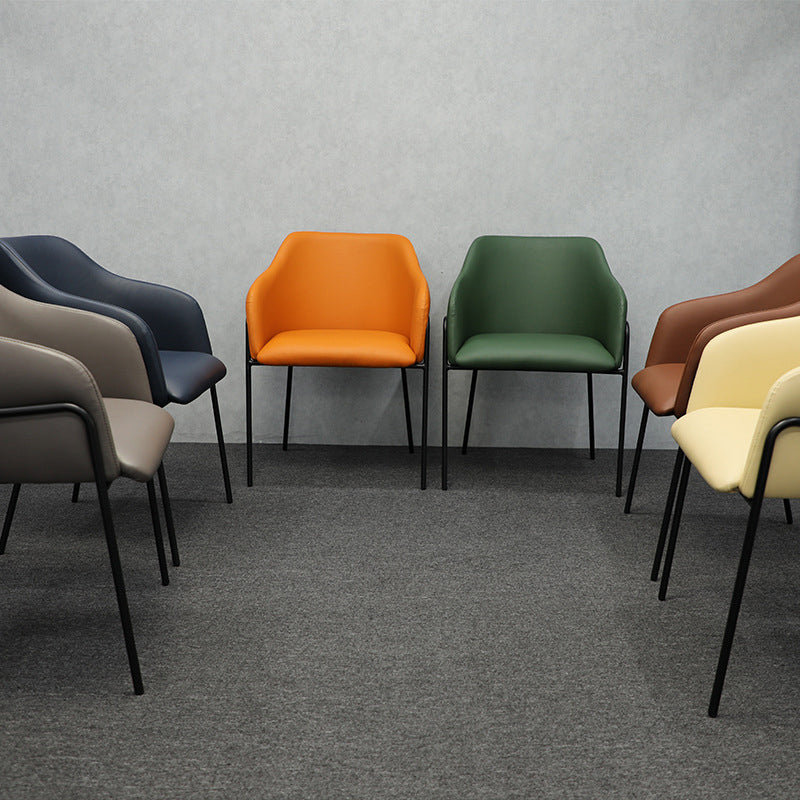 Metal Legs Parsons Chair Contemporary Style Indoor-Outdoor Chair