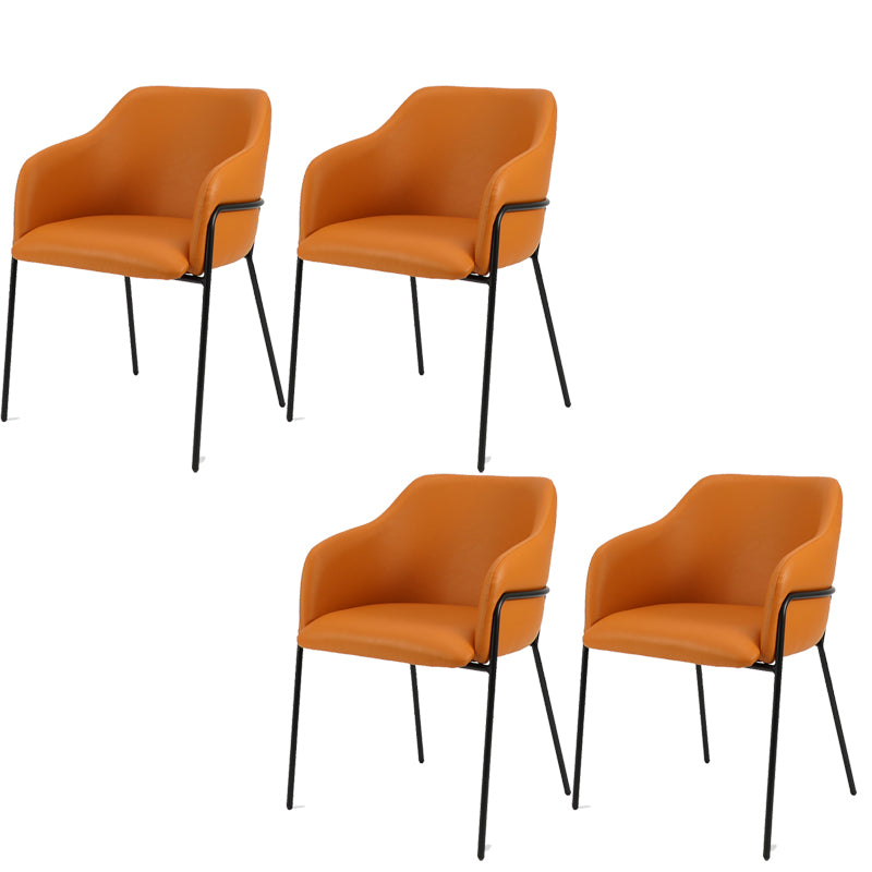 Metal Legs Parsons Chair Contemporary Style Indoor-Outdoor Chair