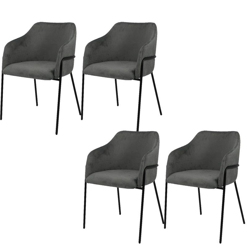 Metal Legs Parsons Chair Contemporary Style Indoor-Outdoor Chair