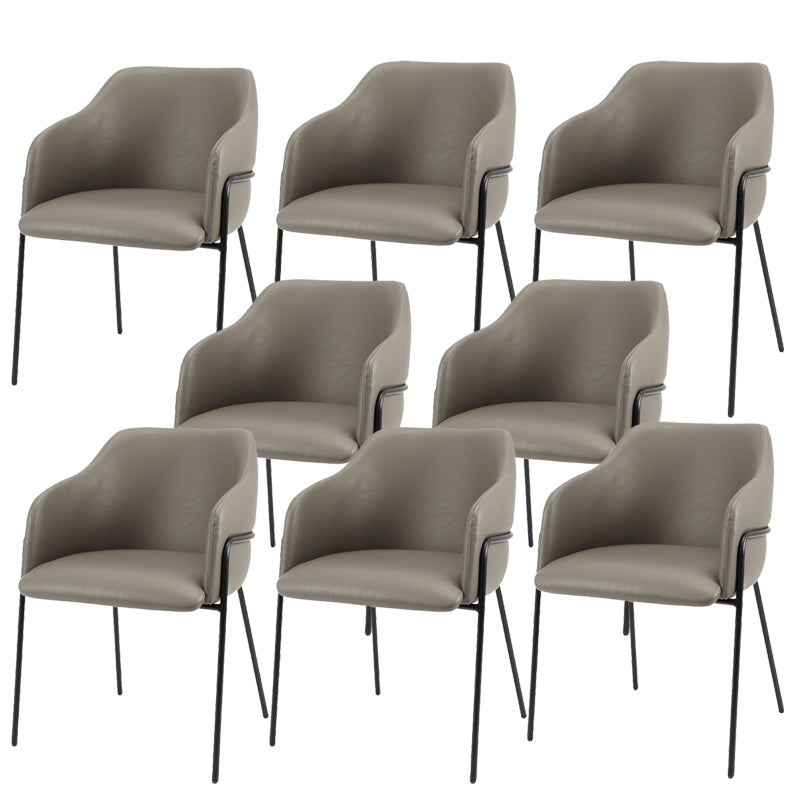 Metal Legs Parsons Chair Contemporary Style Indoor-Outdoor Chair