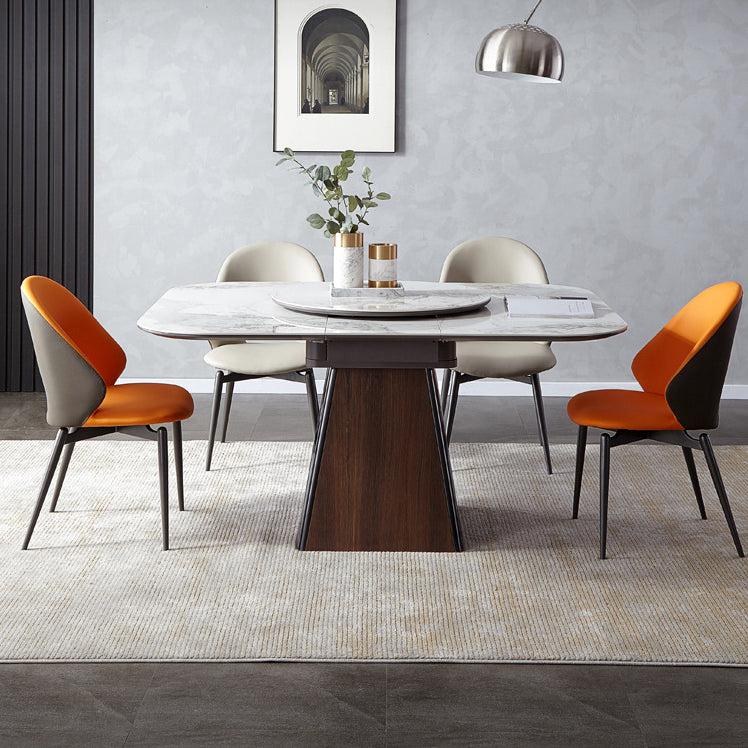 Home Armless Dining Chairs Dining Room Open Back Dining Side Chair