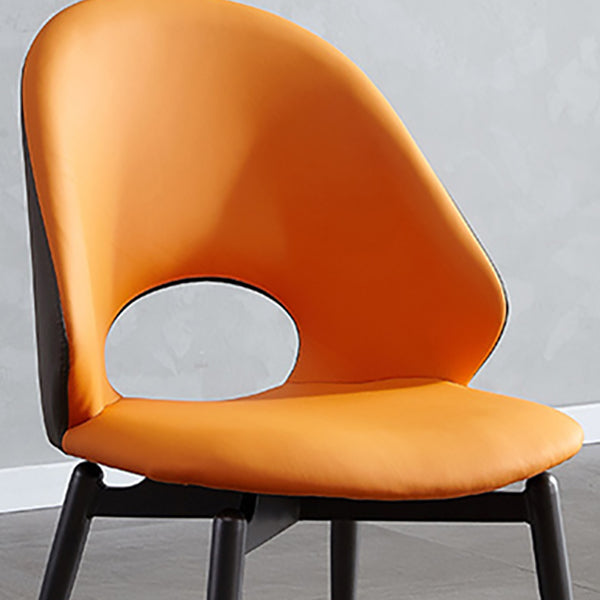 Home Armless Dining Chairs Dining Room Open Back Dining Side Chair