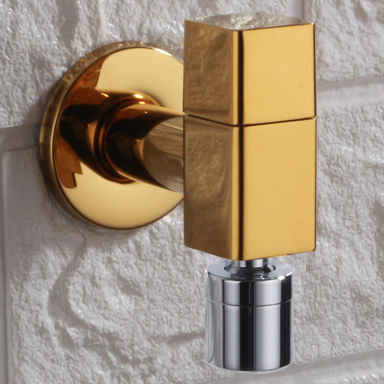 Glam Widespread Wall Mounted Bathroom Sink Faucet Knob Handle Brass Faucet