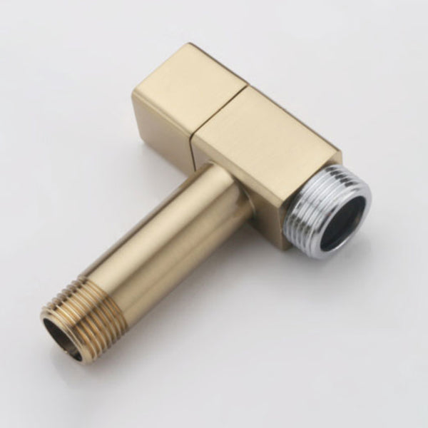 Glam Widespread Wall Mounted Bathroom Sink Faucet Knob Handle Brass Faucet