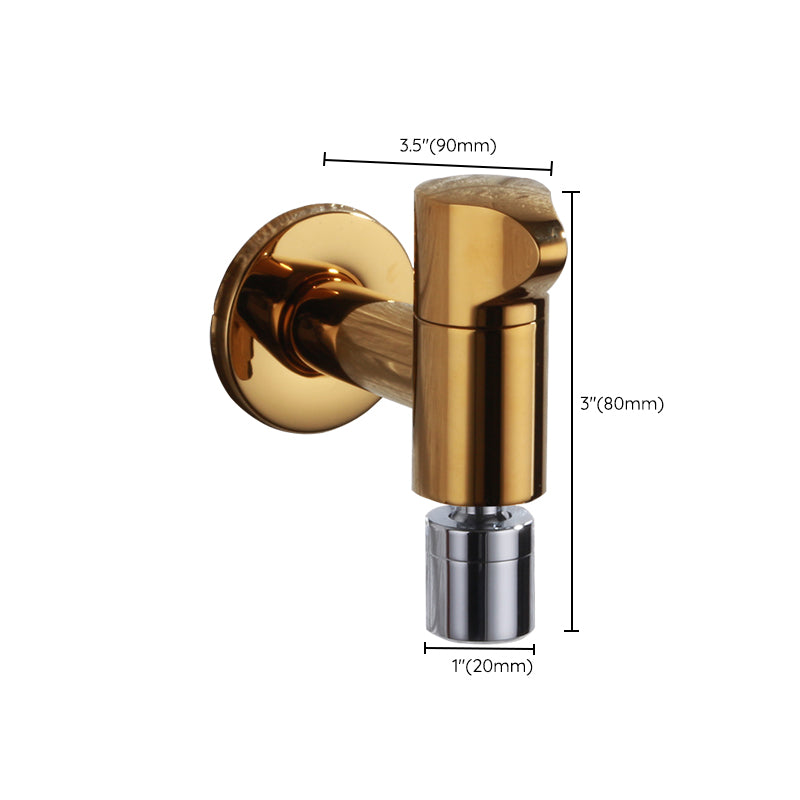 Glam Widespread Wall Mounted Bathroom Sink Faucet Knob Handle Brass Faucet