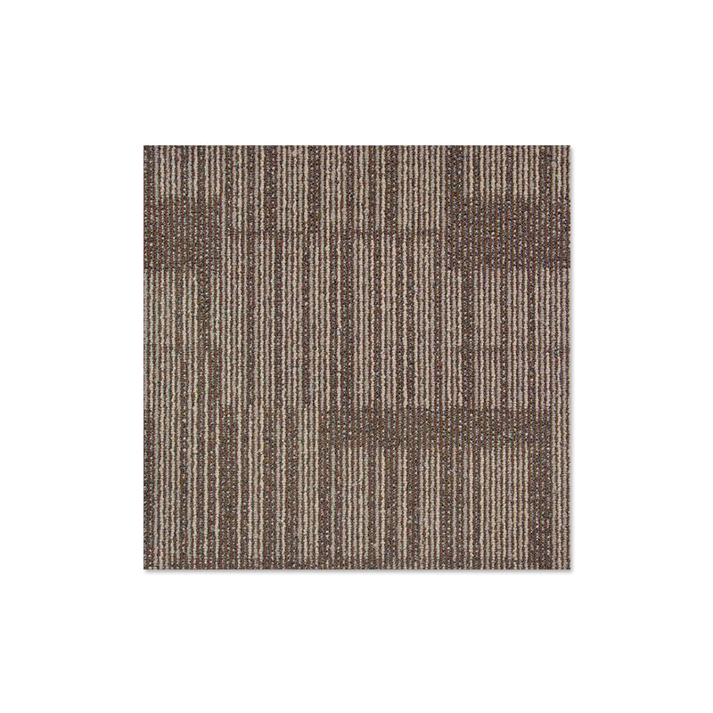 Carpet Tile Non-Skid Fade Resistant Geometry Loose Lay Carpet Tiles Bedroom
