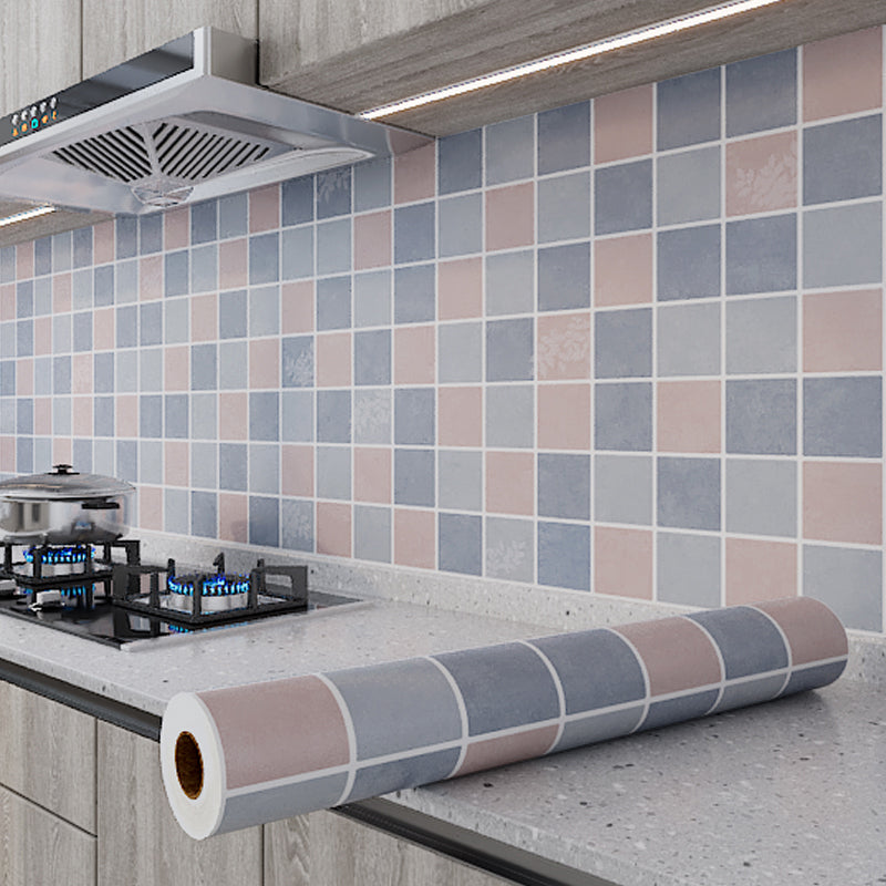 Modern Smooth Mosaic Tile Peel and Stick Wall Tile for Kitchen