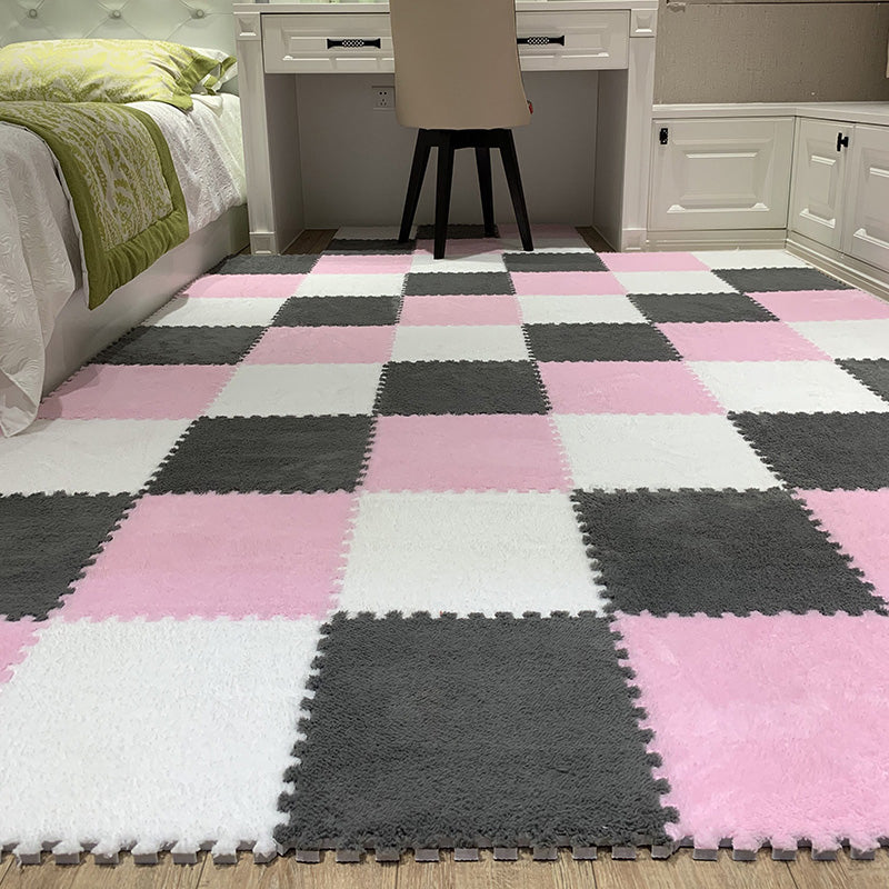 Carpet Floor Tile Level Loop Interlocking Non-Skid Carpet Tiles