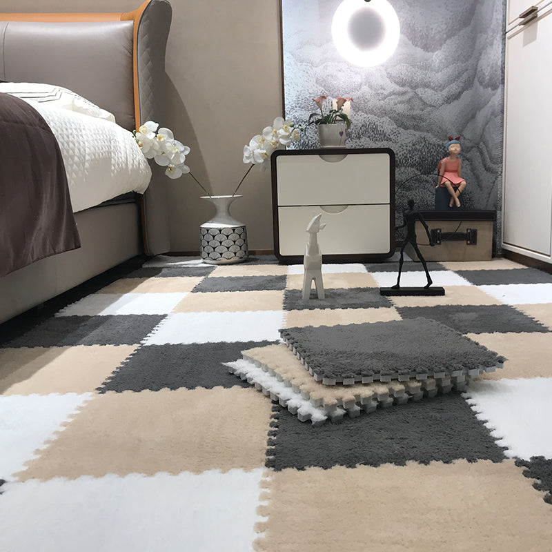Carpet Floor Tile Level Loop Interlocking Non-Skid Carpet Tiles
