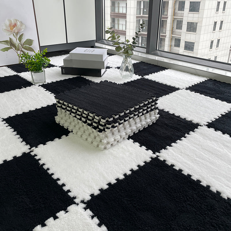 Multi-Color Level Loop Carpet Tile Non-Skid Interlocking Bedroom Carpet Tiles