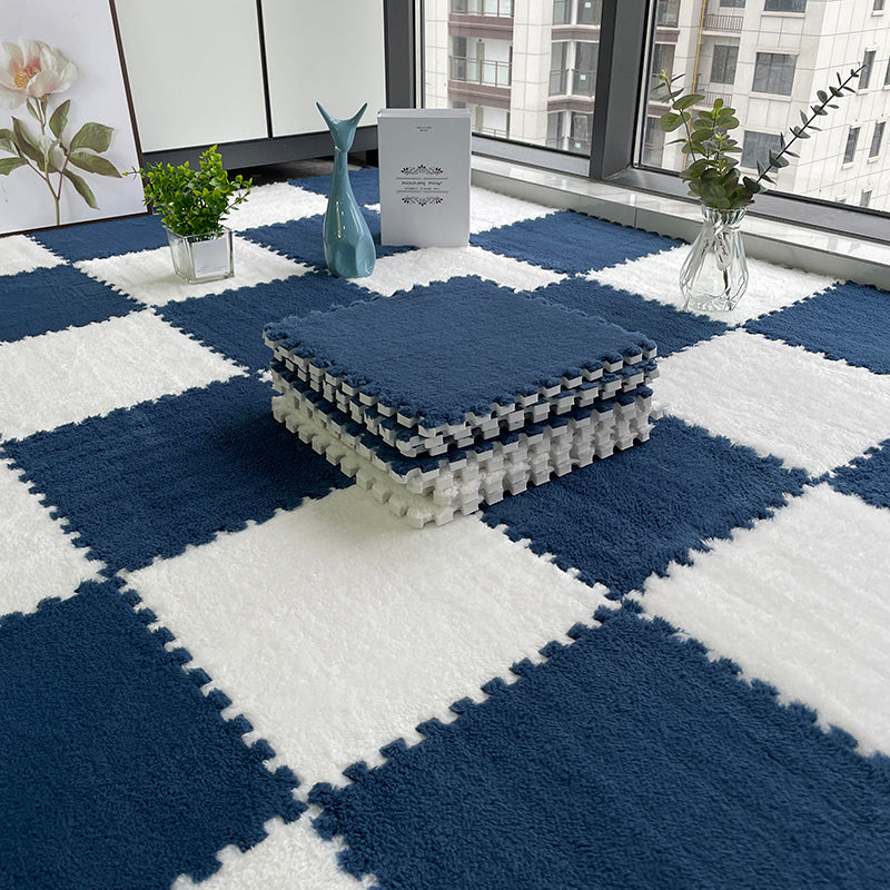 Multi-Color Level Loop Carpet Tile Non-Skid Interlocking Bedroom Carpet Tiles
