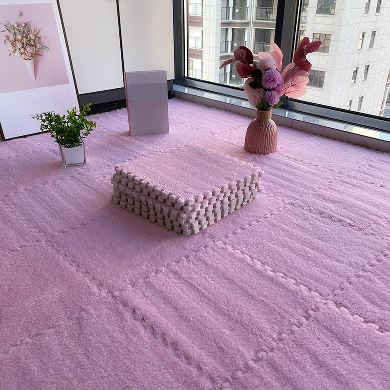 Multi-Color Level Loop Carpet Tile Non-Skid Interlocking Bedroom Carpet Tiles