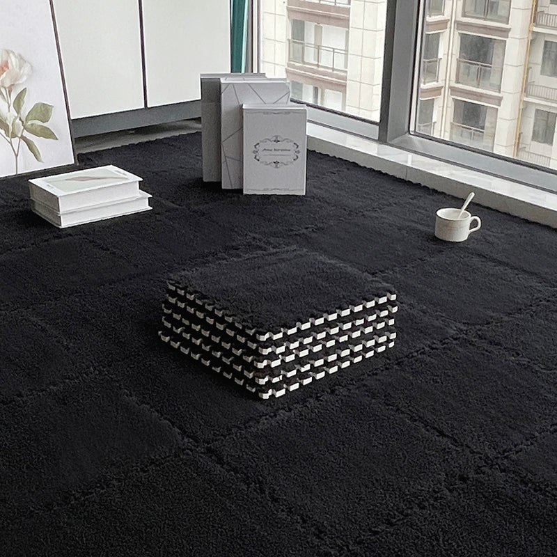 Multi-Color Level Loop Carpet Tile Non-Skid Interlocking Bedroom Carpet Tiles