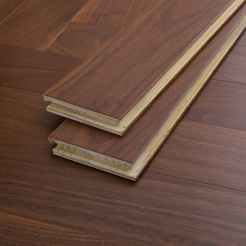 Retro Wooden Laminate Flooring Fade Resistant Click Lock Laminate Floor