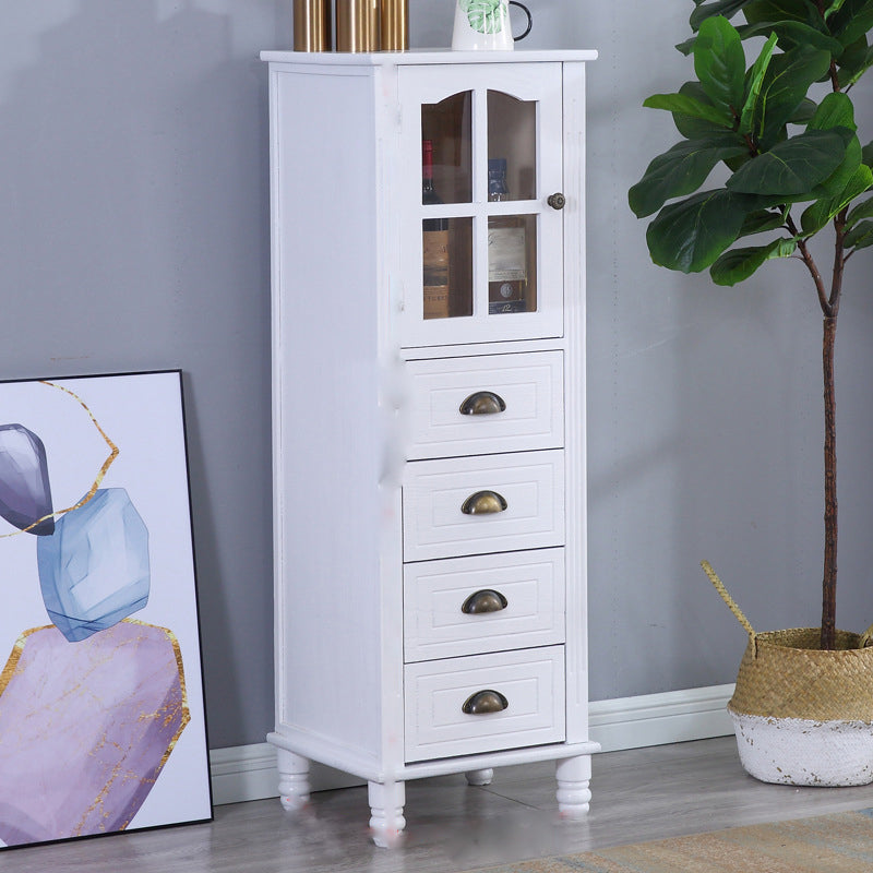 Wooden Storage Chest Dresser American Traditional Dresser with Drawers