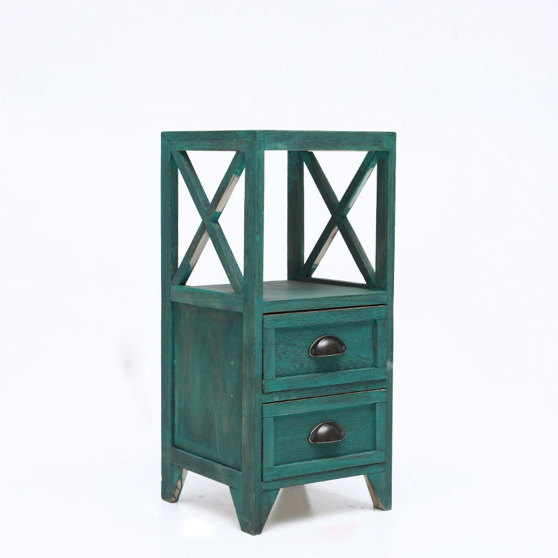 Wooden Storage Chest Dresser American Traditional Dresser with Drawers